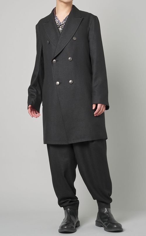 ダブルロングコート