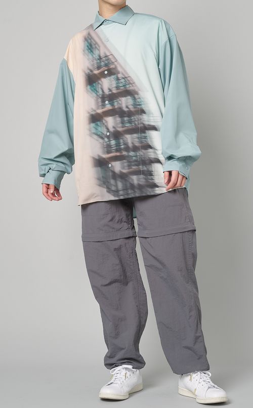 フェザースムースプリントシャツ