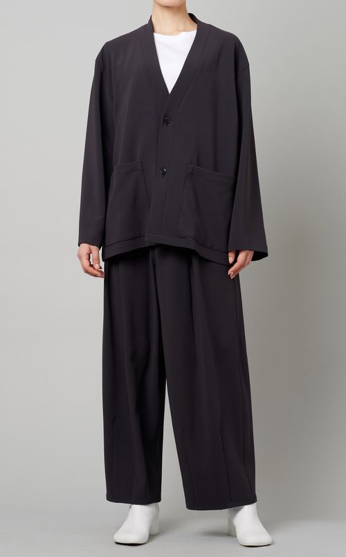 ノーカラーリラックスジャケット