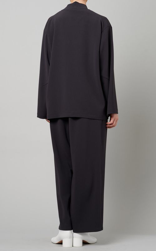 ノーカラーリラックスジャケット