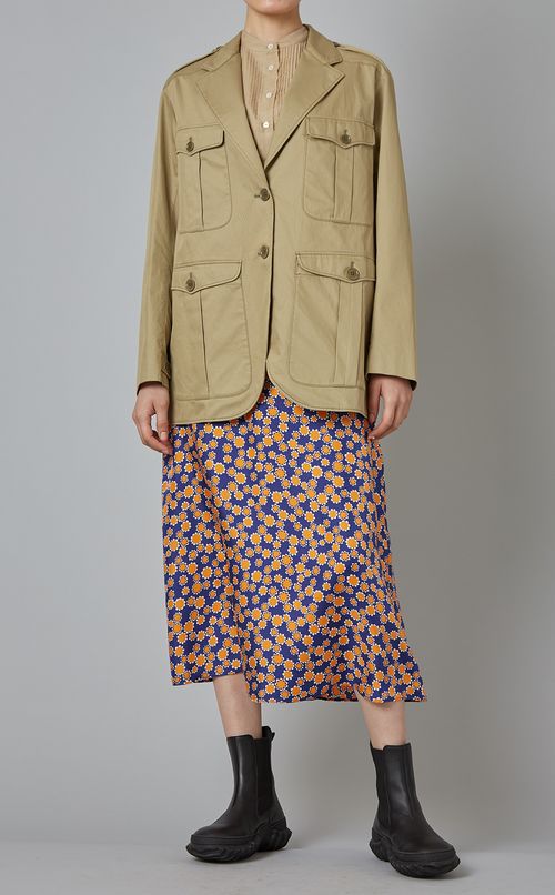 コットンミリタリージャケット