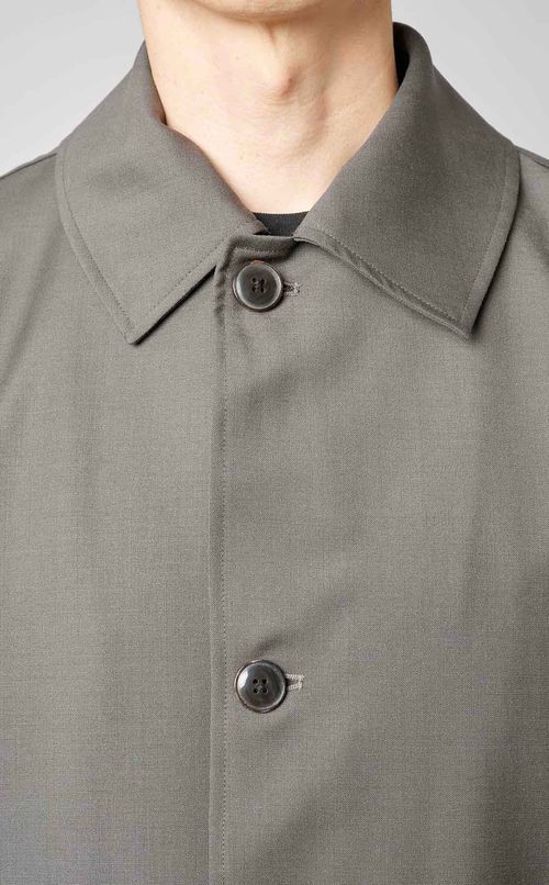 ウールトロシャツコート