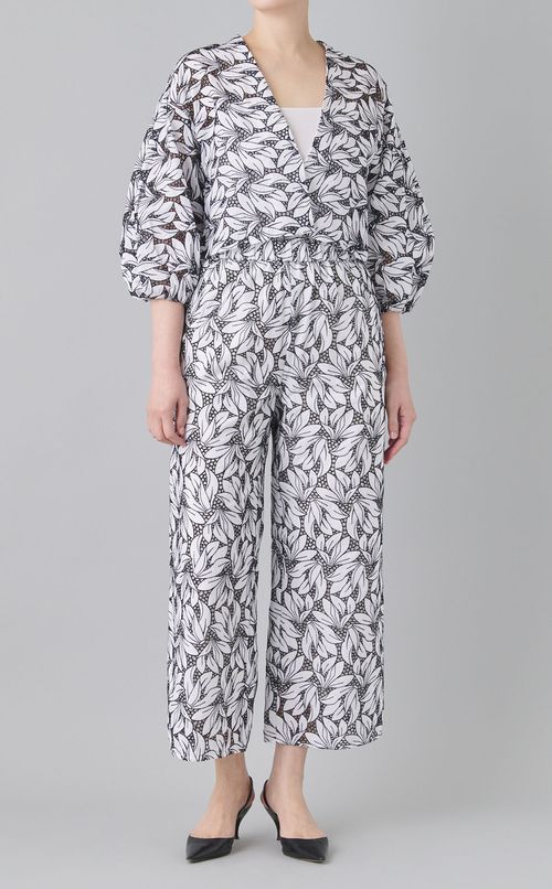 フラワー刺繍ボレロブラウス