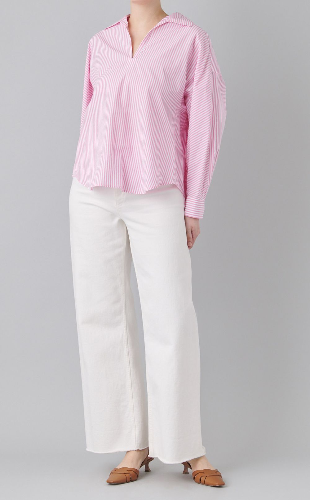 ストライプスキッパーシャツ