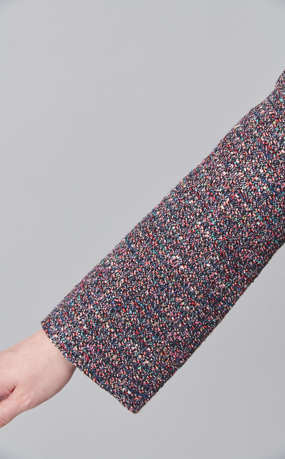 ツイードノーカラージャケット