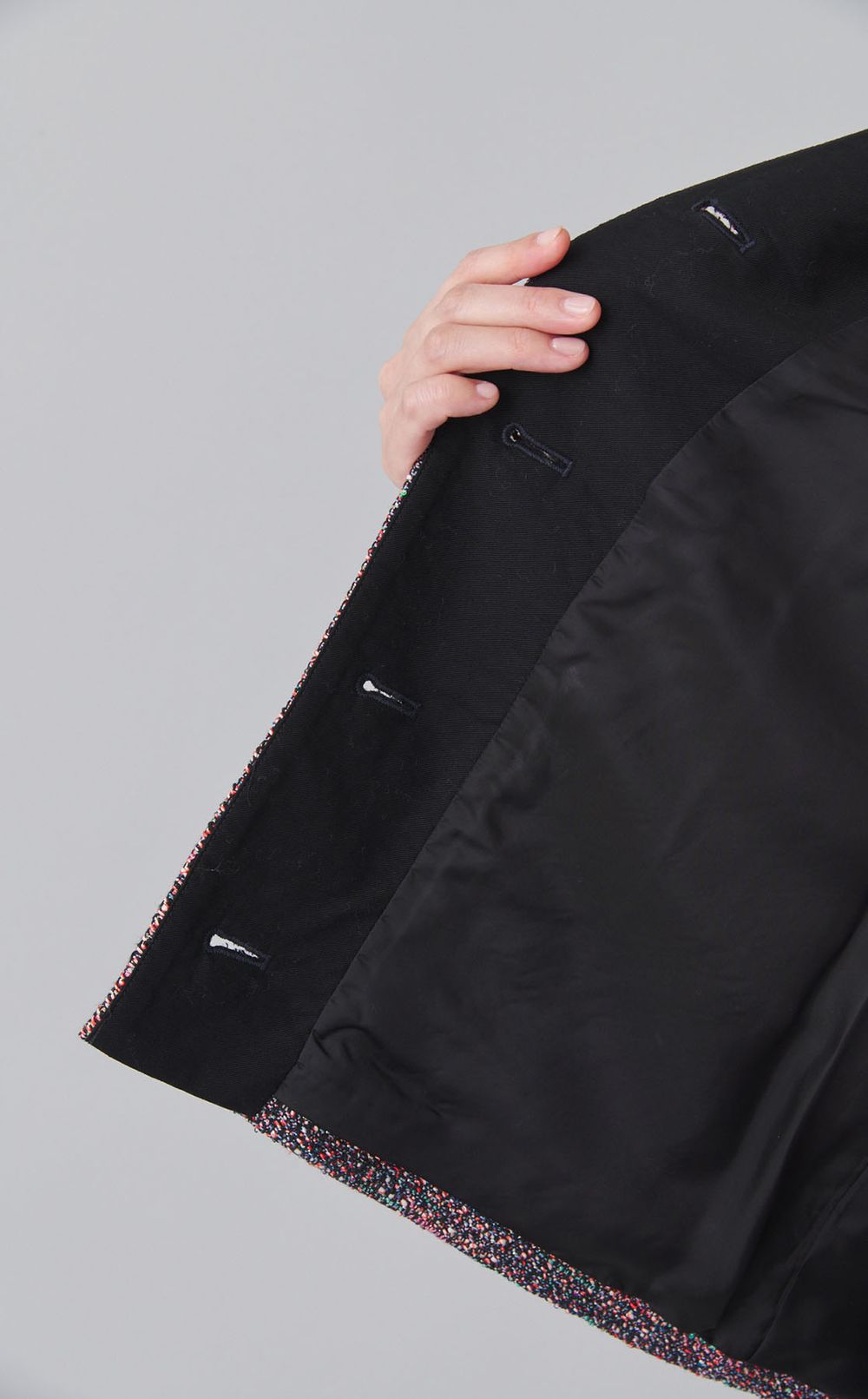 ツイードノーカラージャケット