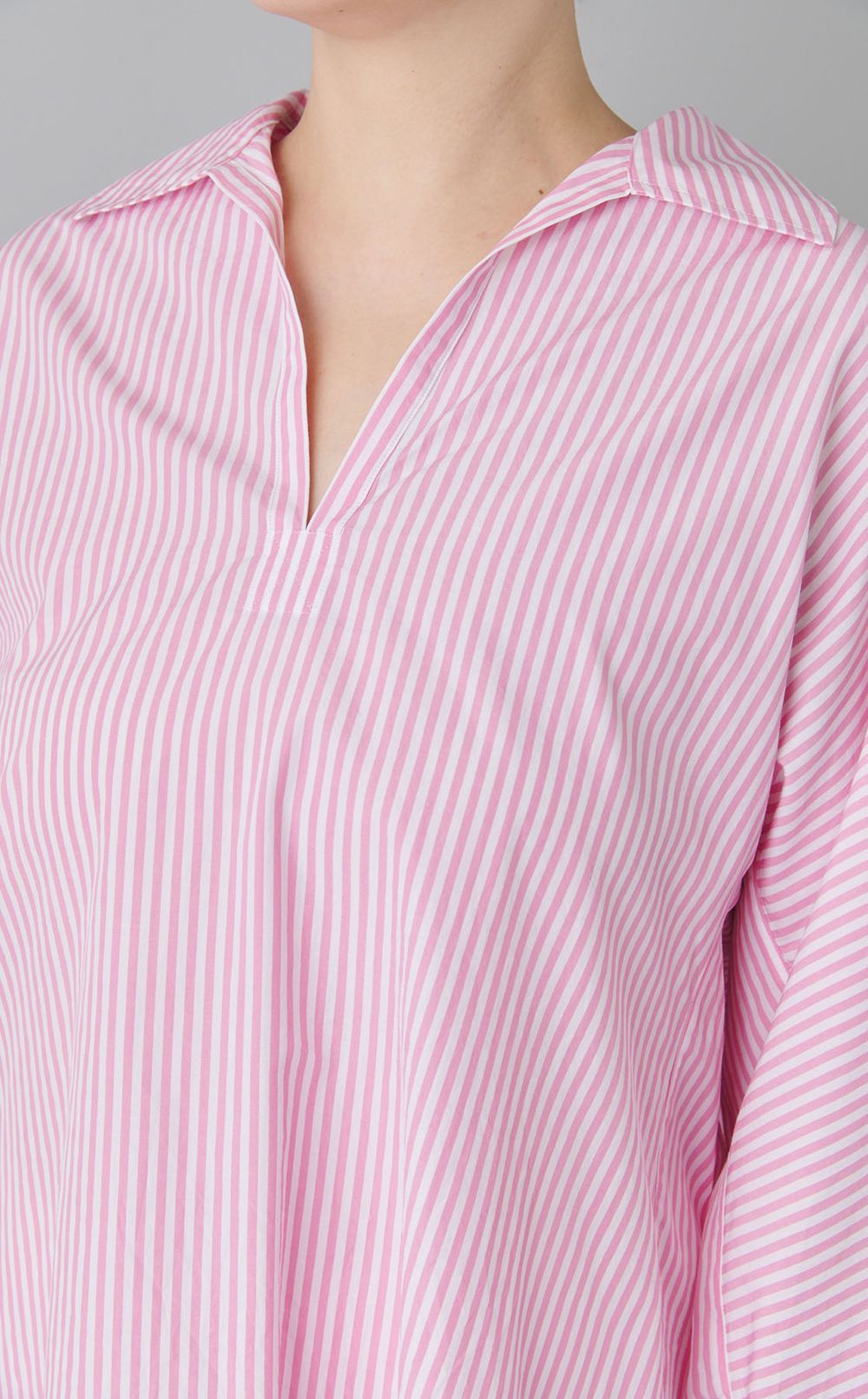 ストライプスキッパーシャツ