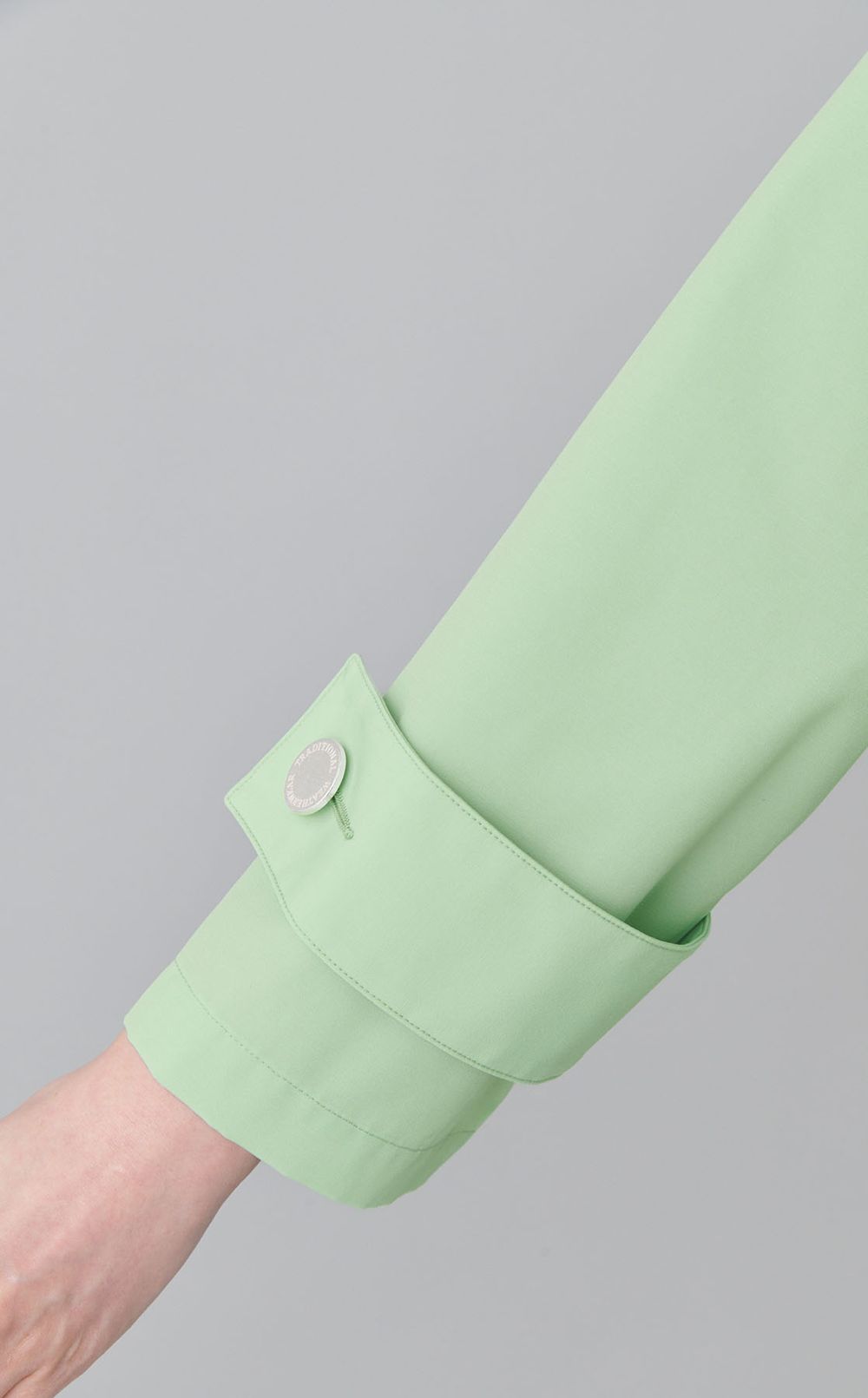 ノーカラーフレアショートコート