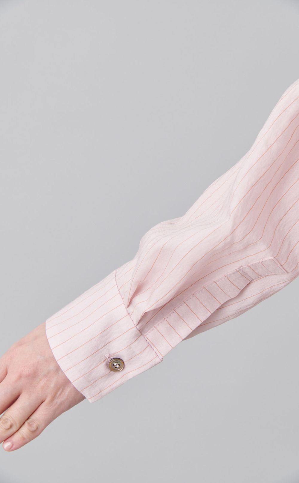 ストライプバックオープンシャツ