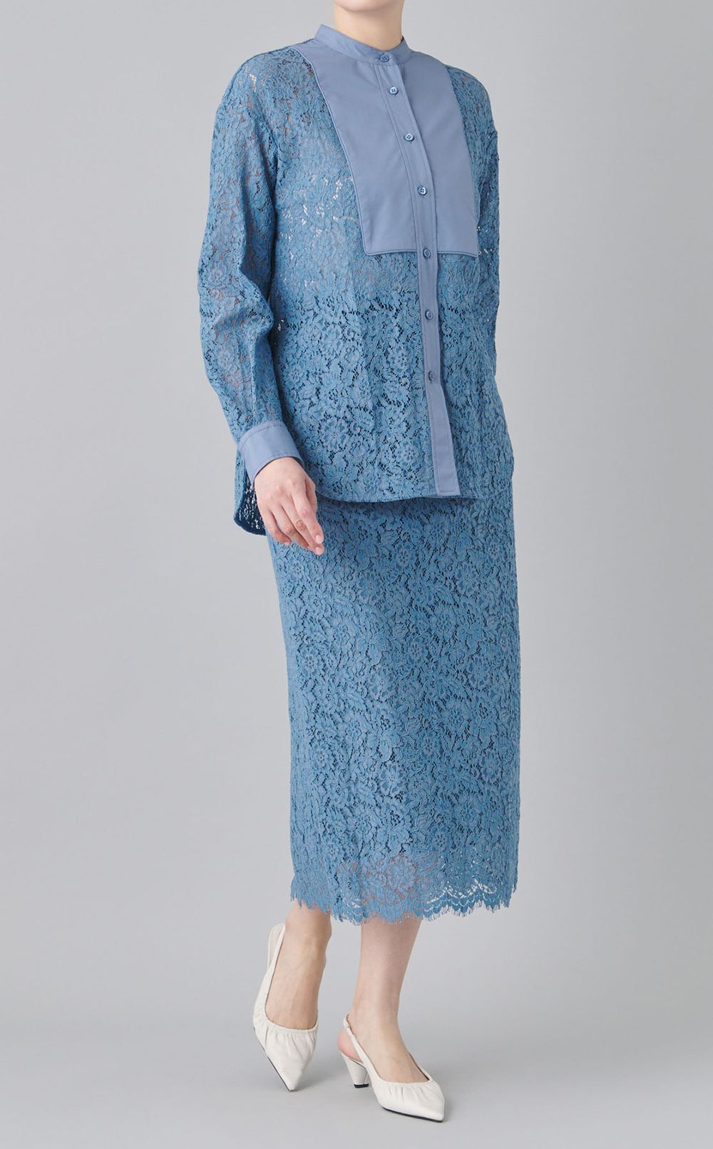 コードレースコンビブラウス