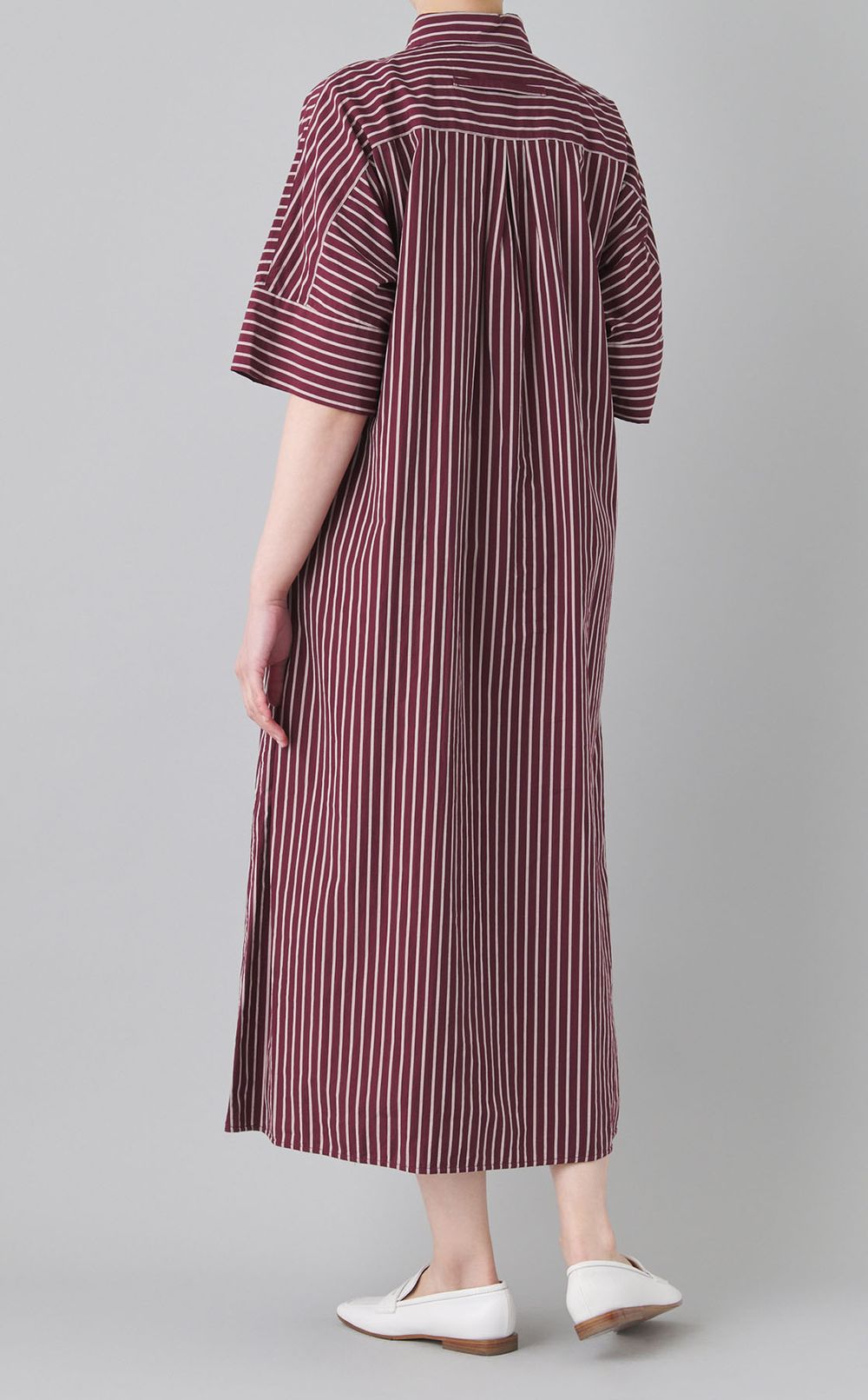 スキッパーオーバーシャツワンピース