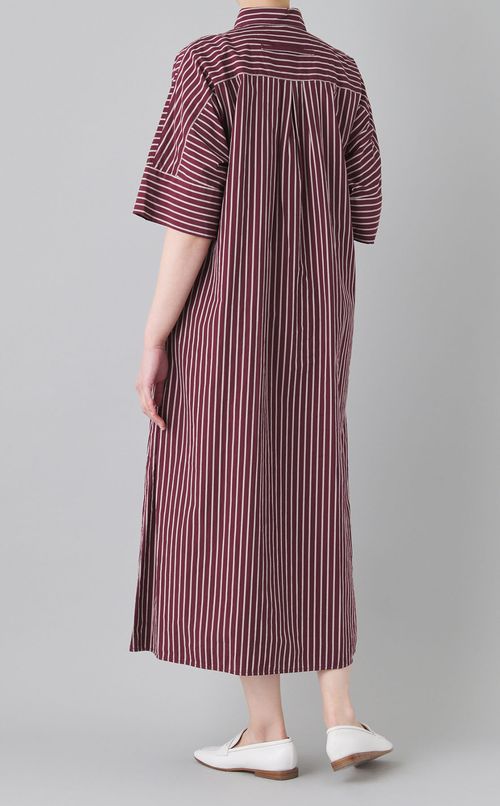 スキッパーオーバーシャツワンピース