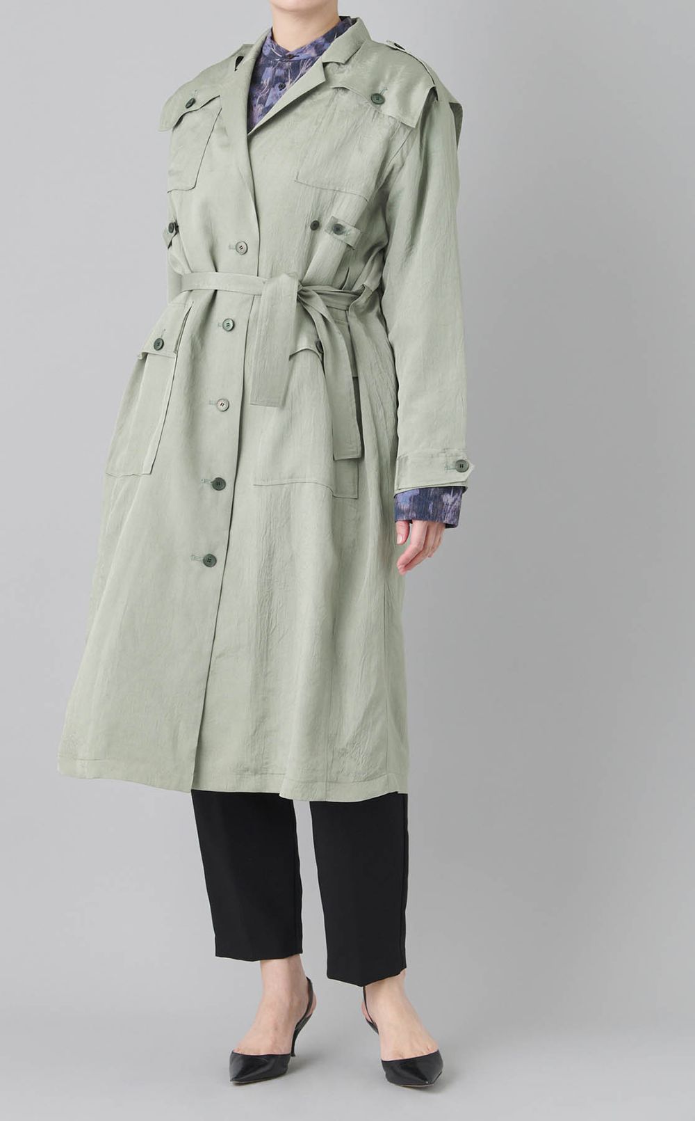 テーラードコートワンピース