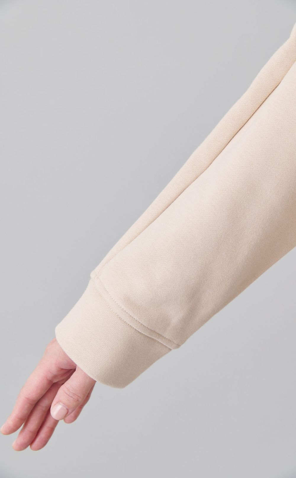 スウェット切替ロングワンピース