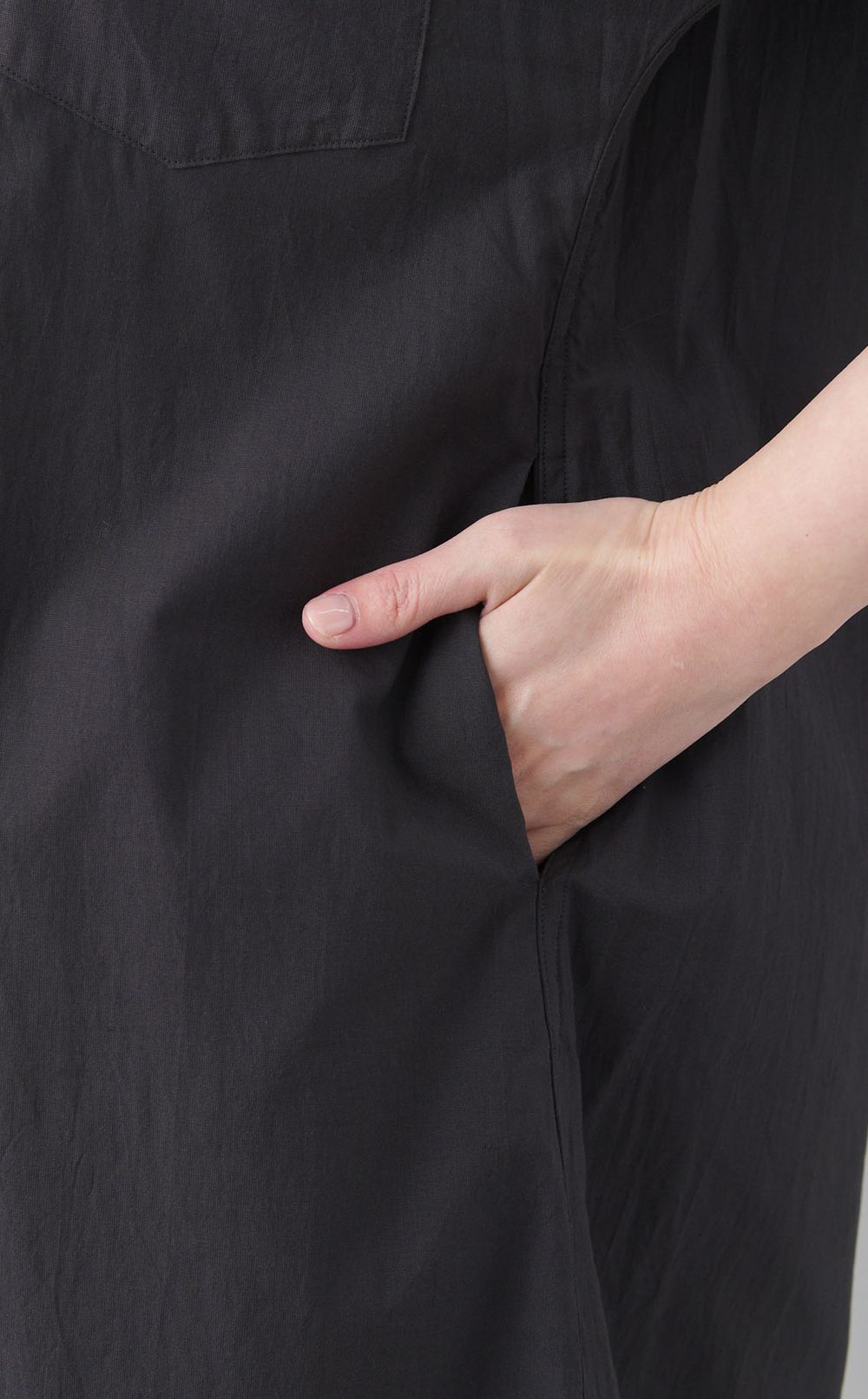 スキッパーオーバーシャツワンピース