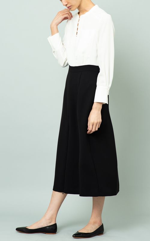 パールボタンドッキングワンピース