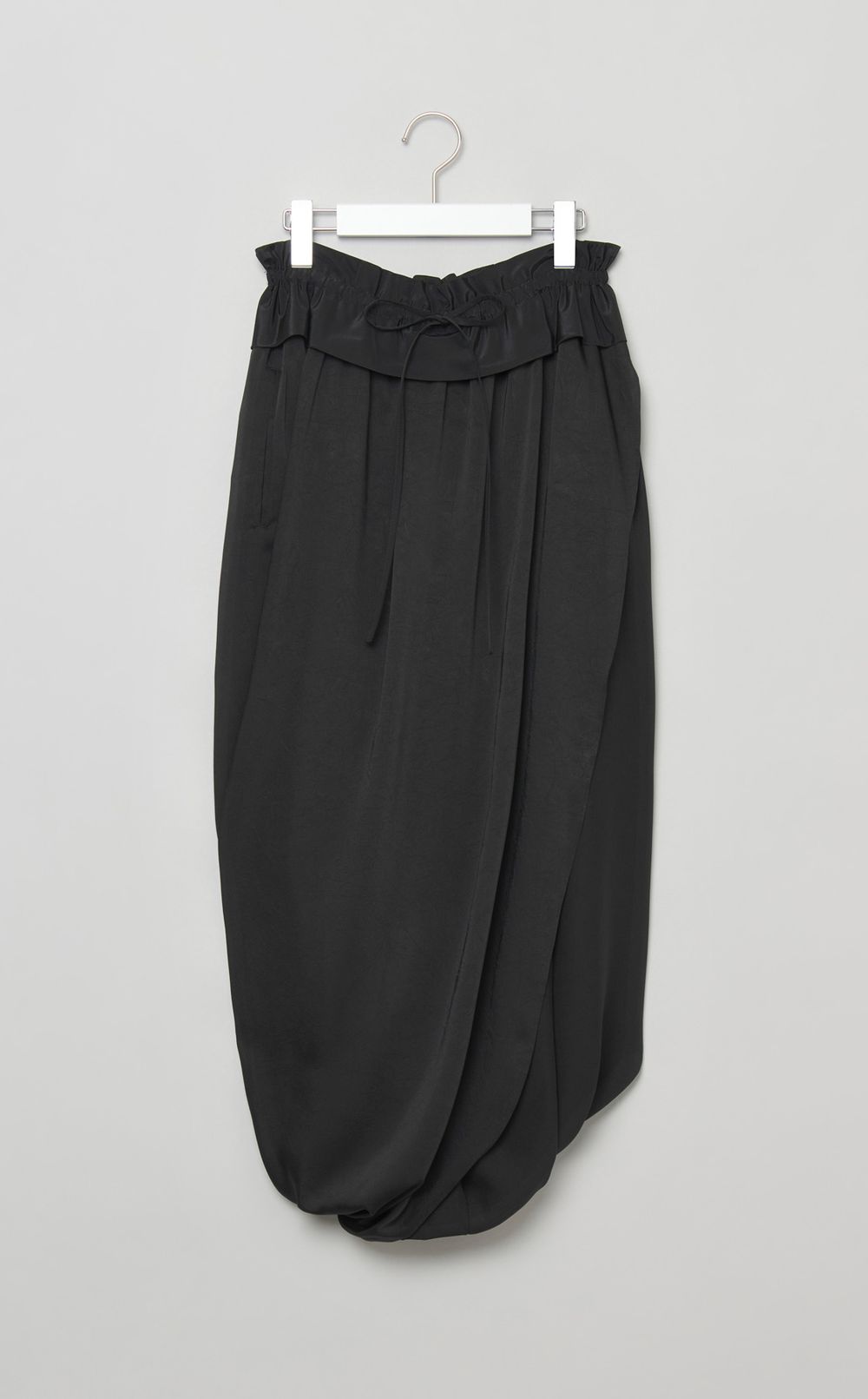 ギャザーラップロングスカート