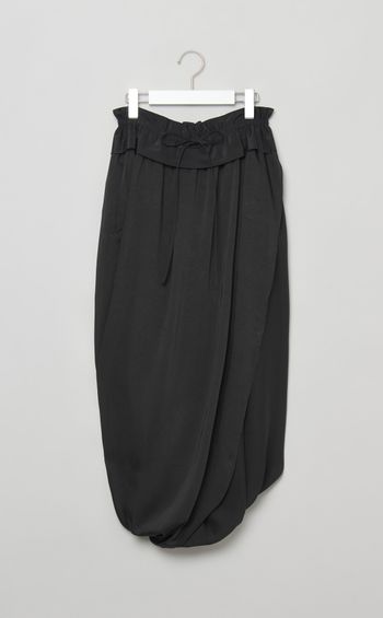 ギャザーラップロングスカート