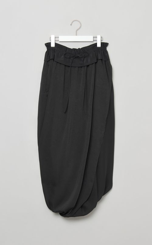 ギャザーラップロングスカート