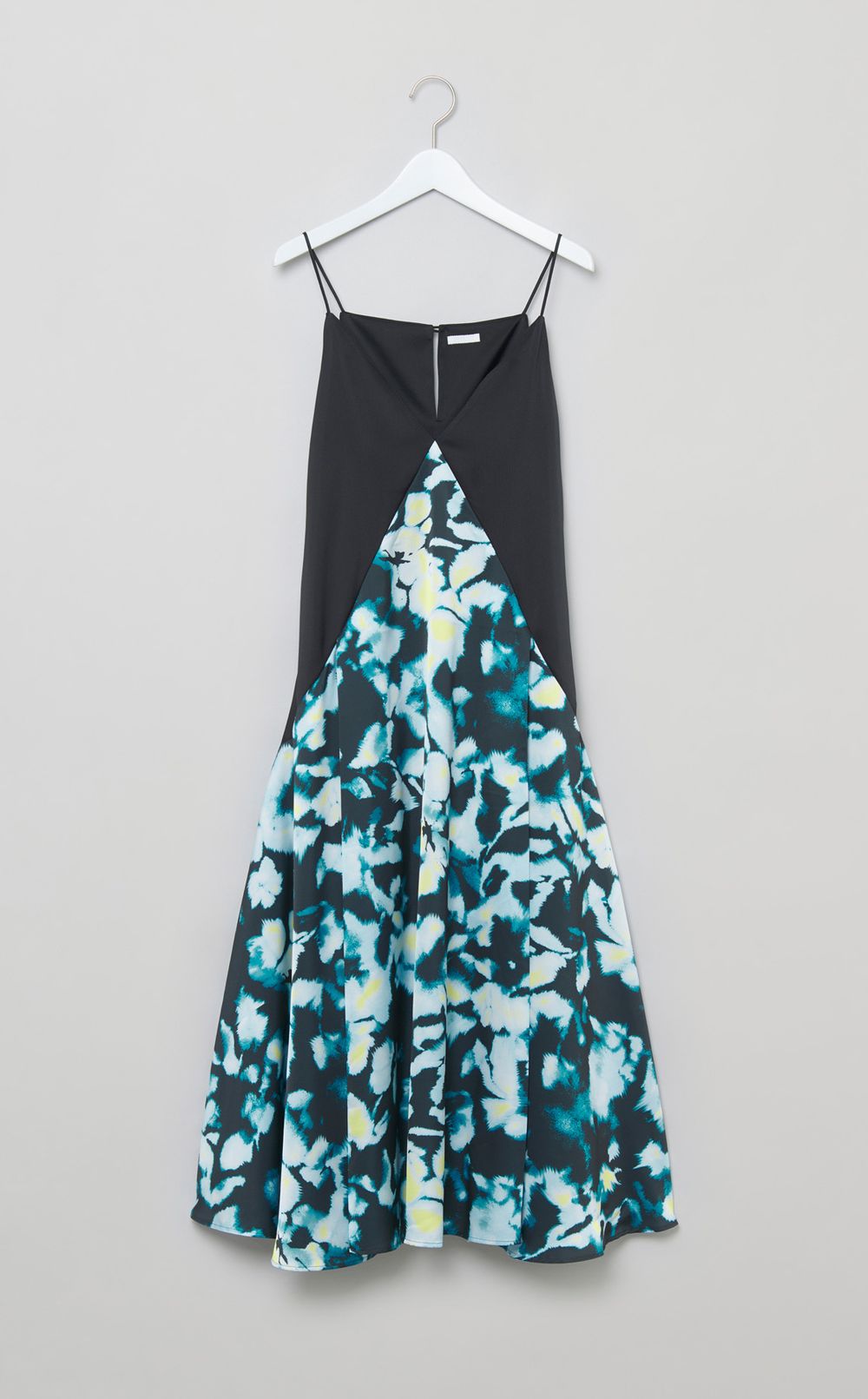 プリン卜切替キャミソールワンピース