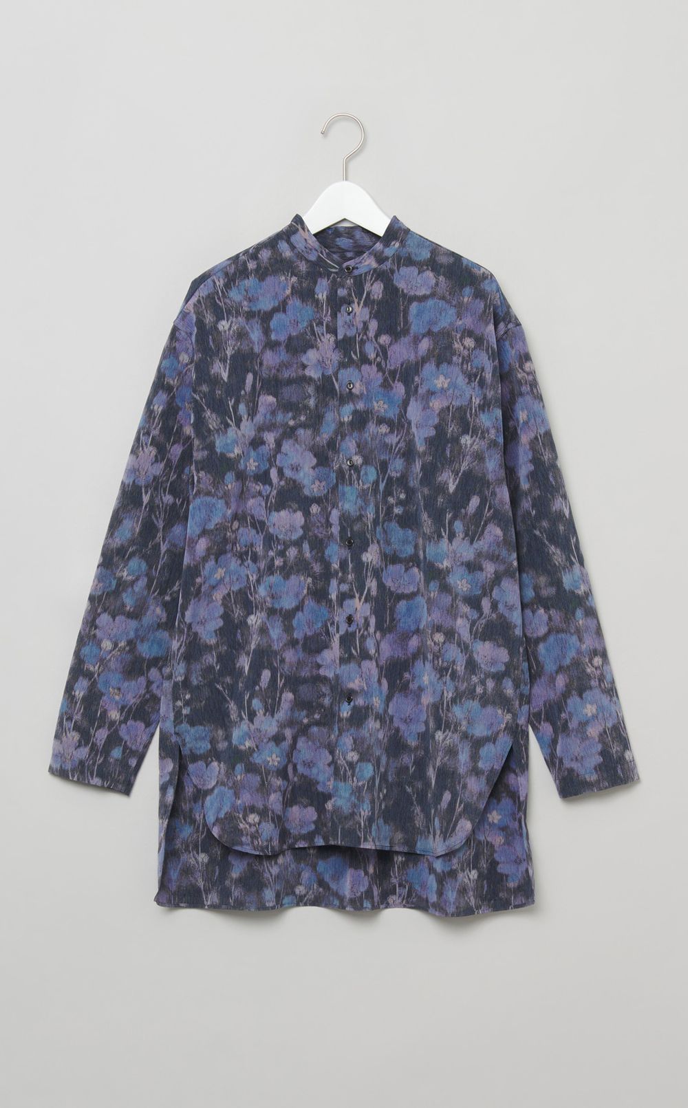 フラワープリントロングスリーブシャツ