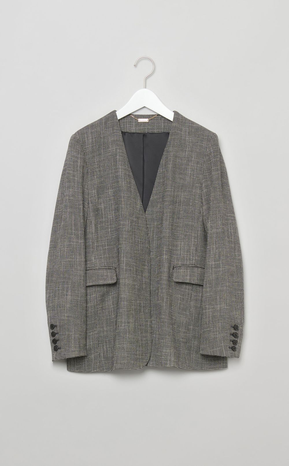 ノーカラーライトジャケット