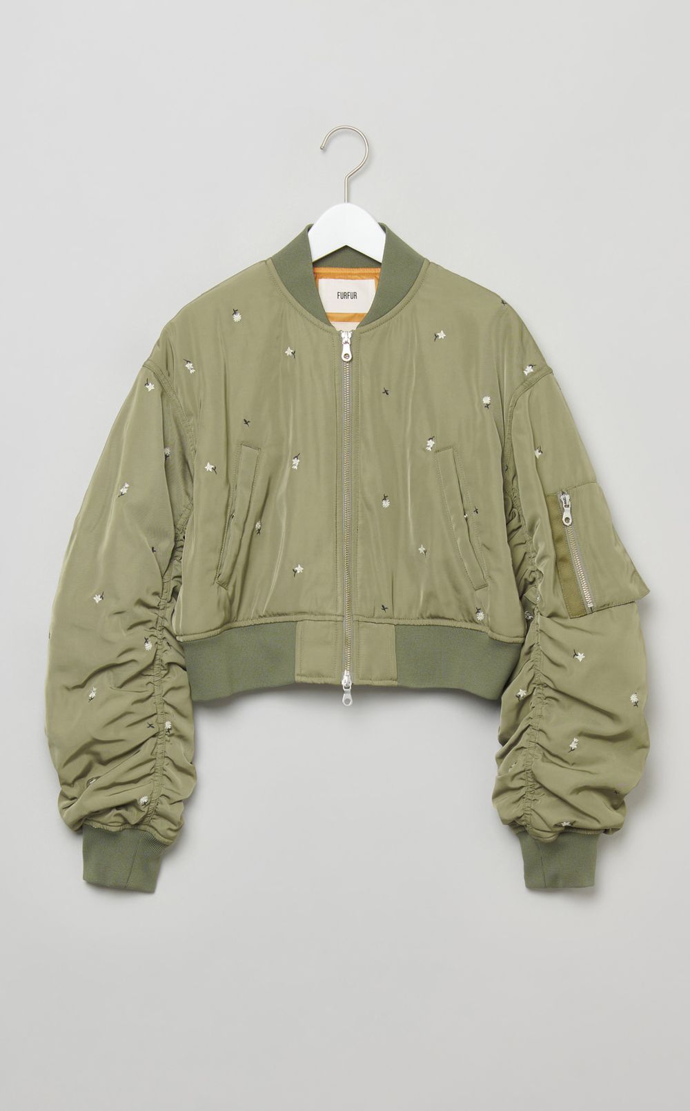 フラワー刺繍MA-1