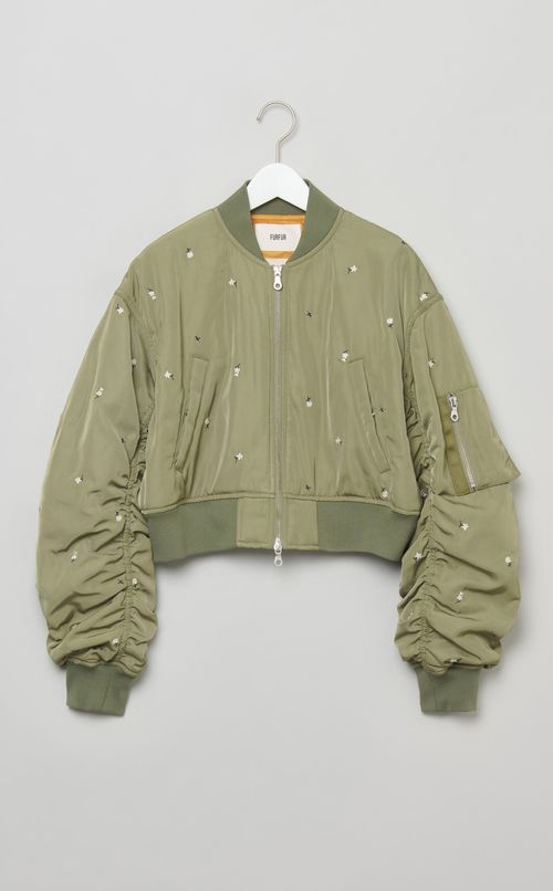 フラワー刺繍MA-1