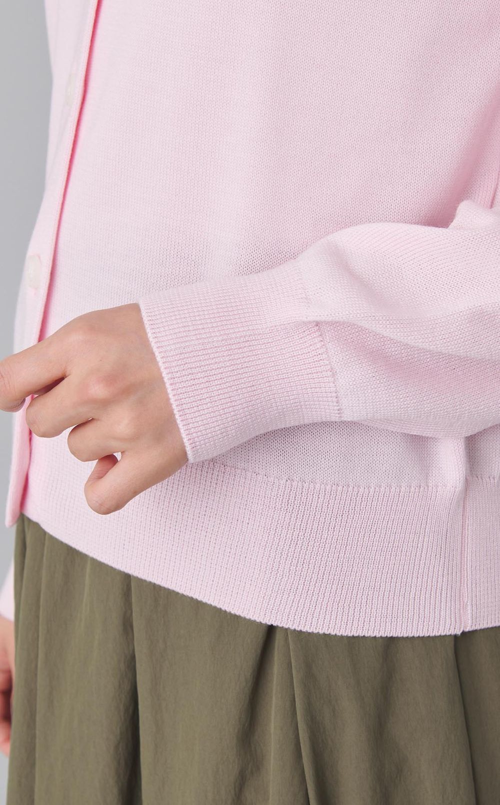 ダブルフォックスクルーカーディガン