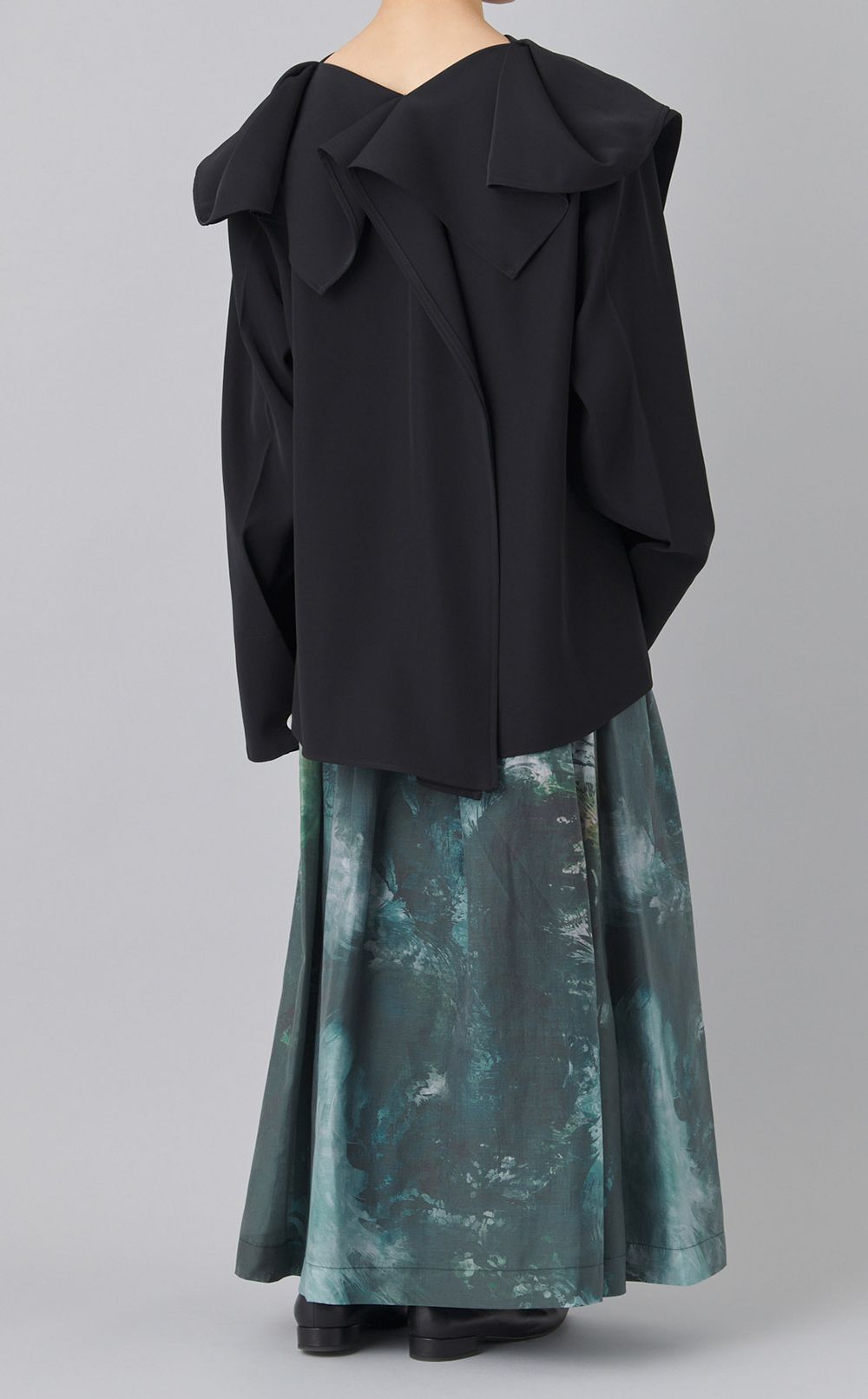 コットンビッグカラーブラウス