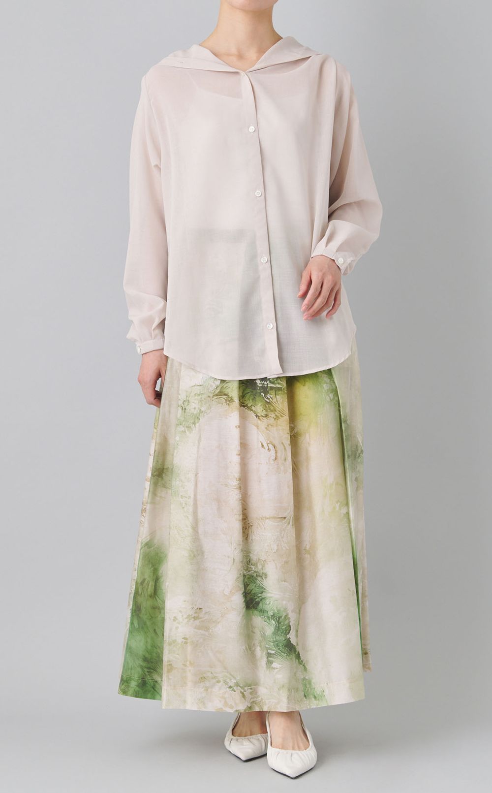 ウールボイルフードシャツ