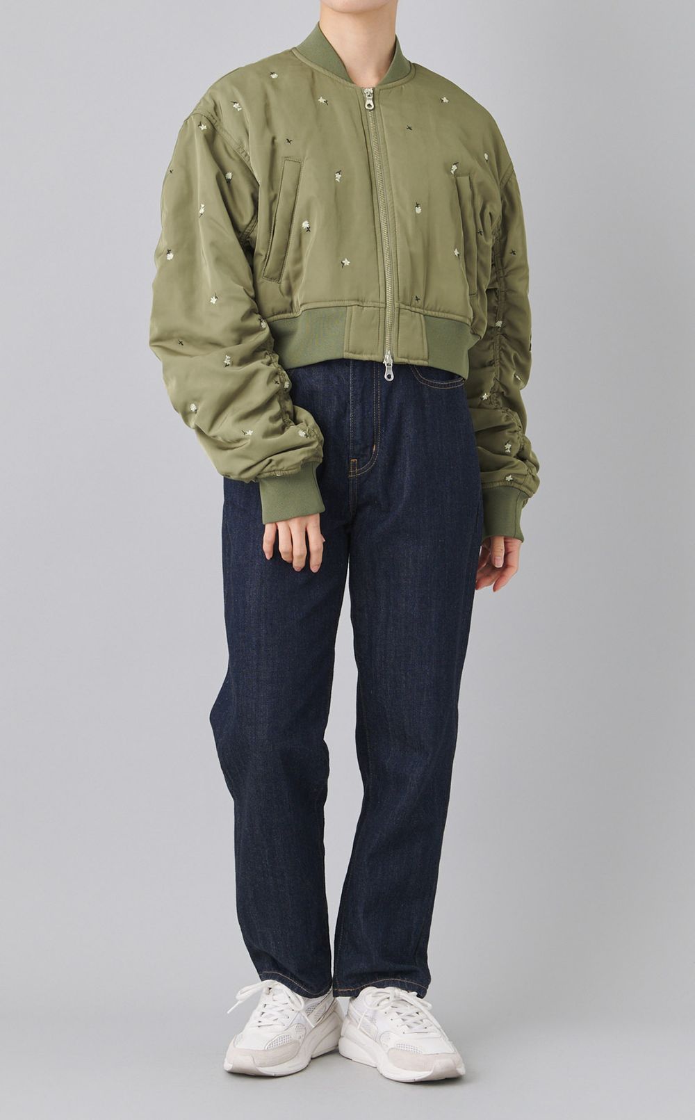 フラワー刺繍MA-1