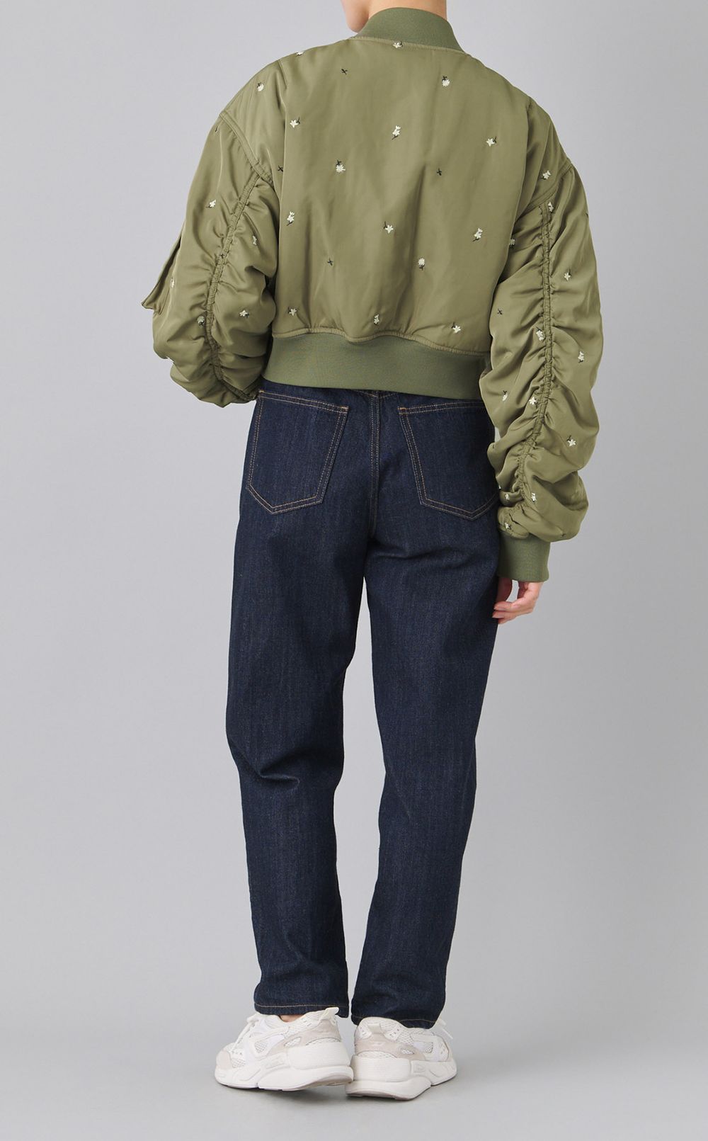 フラワー刺繍MA-1