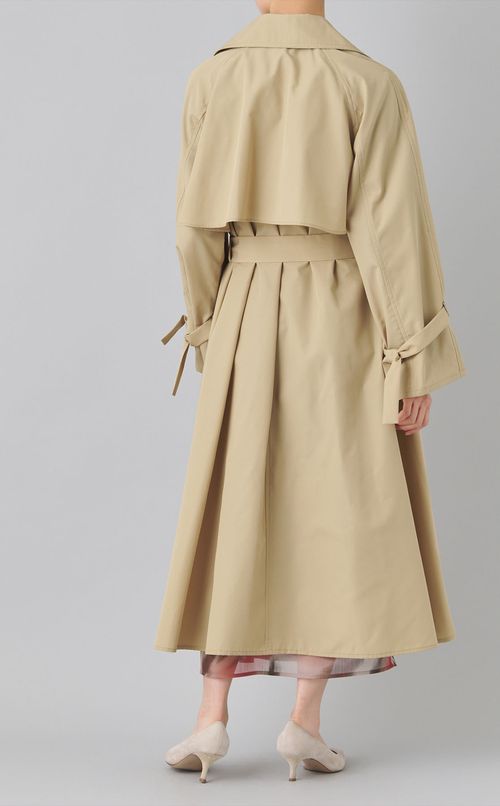 ライトフレアロングトレンチコート