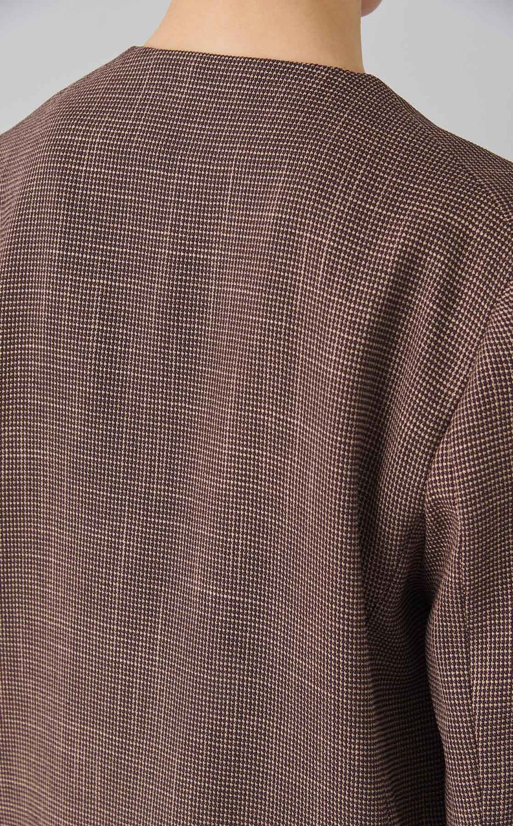 ノーカラーライトジャケット