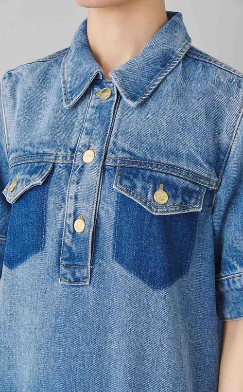 ライトオンスデニムワンピース