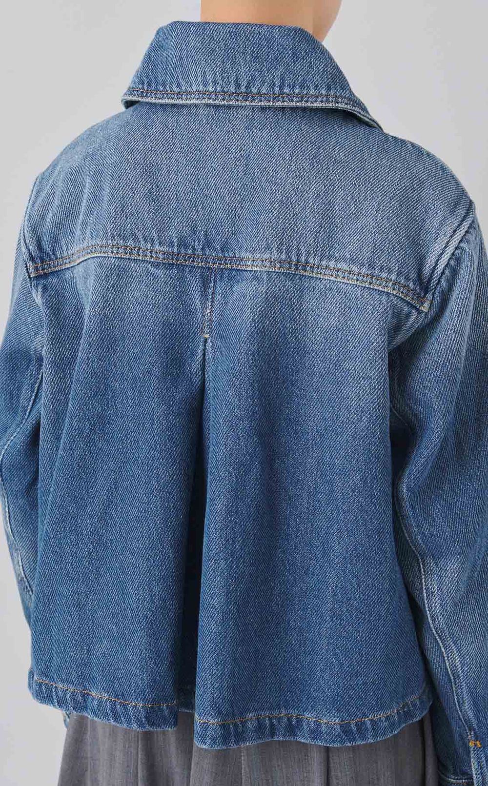 デニムコンパクトブルゾン