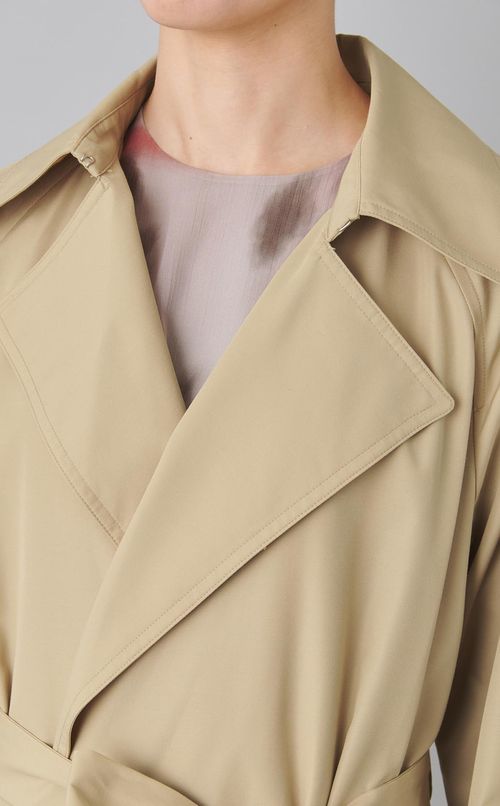 ライトフレアロングトレンチコート