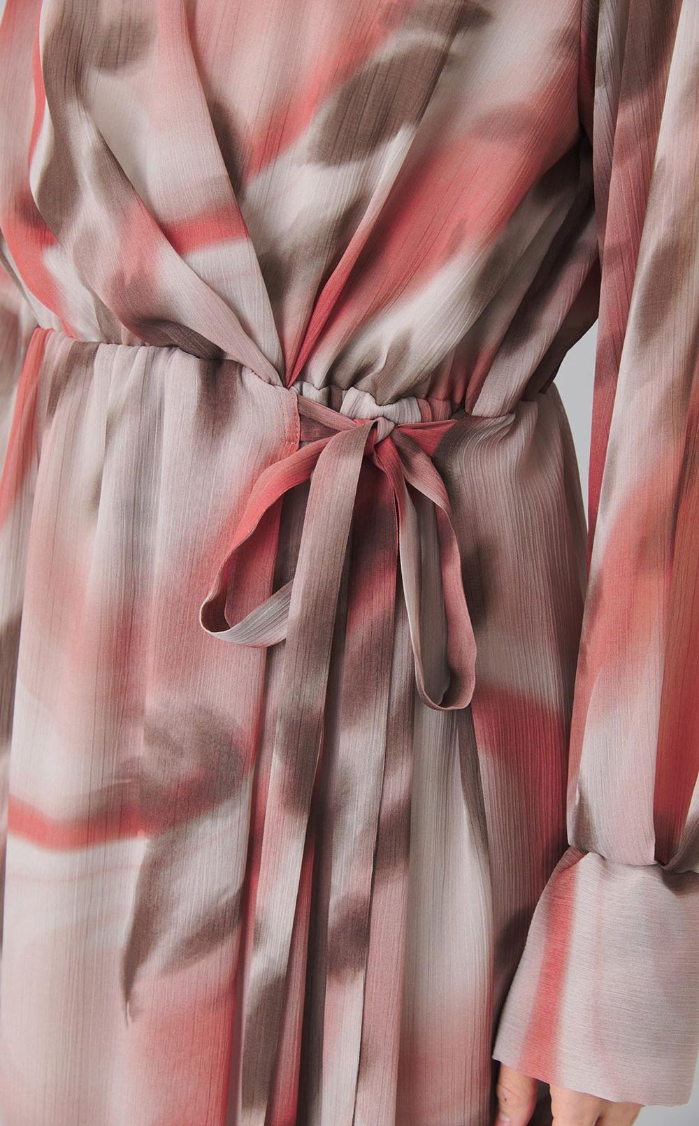 楊柳プリントワンピース