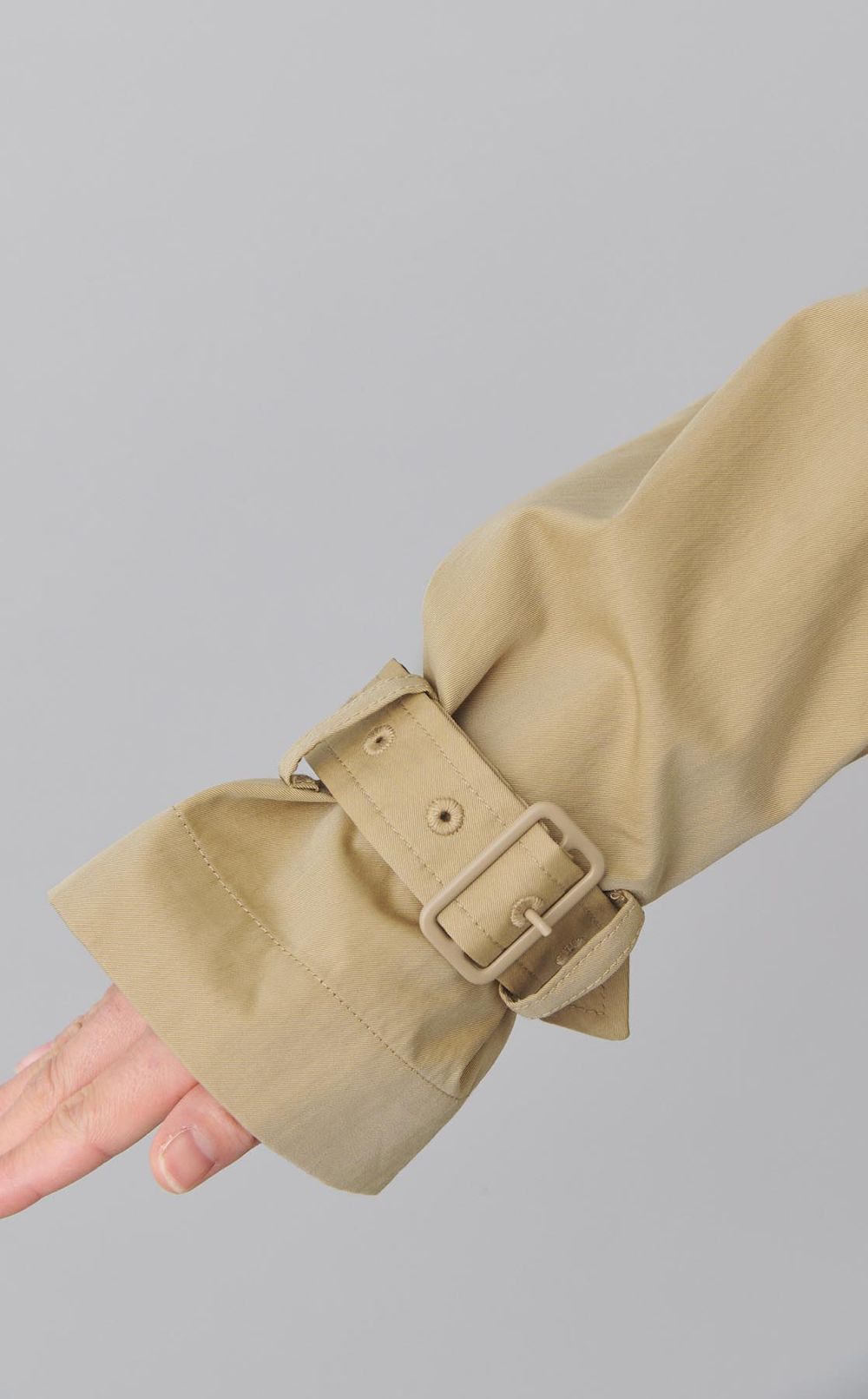 コットンナイロンスタンドカラーブルゾン