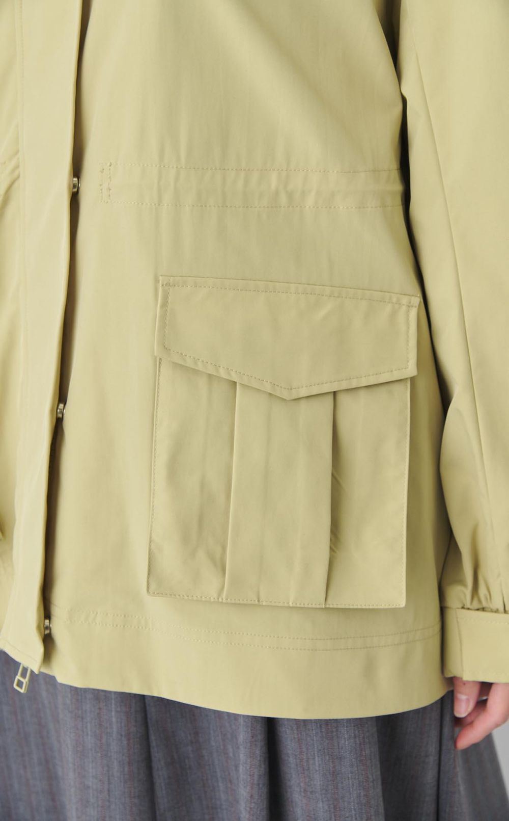 ドローストリングマウンテンブルゾン