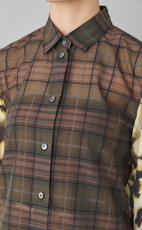 ドッキングシアープリントシャツ