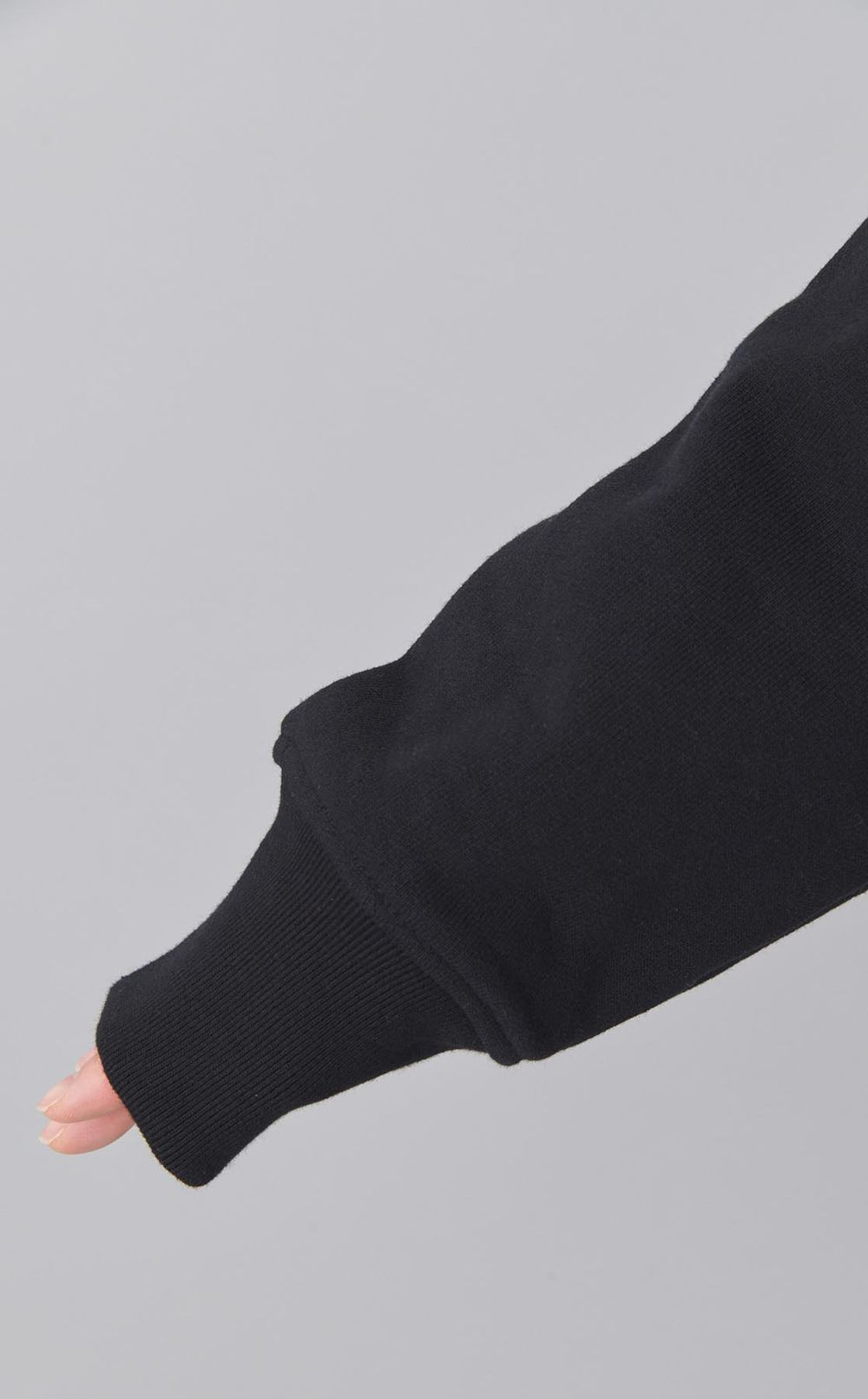 ショルダースリットスウェットフーディ