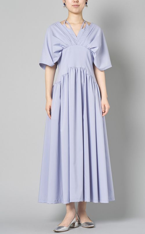 ガラスカボションパールイヤリング