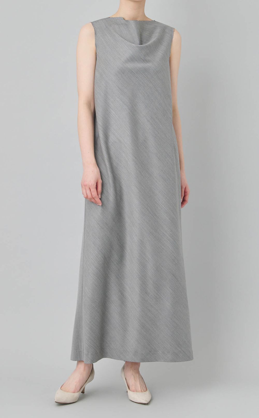 サマーウールドレープドレス