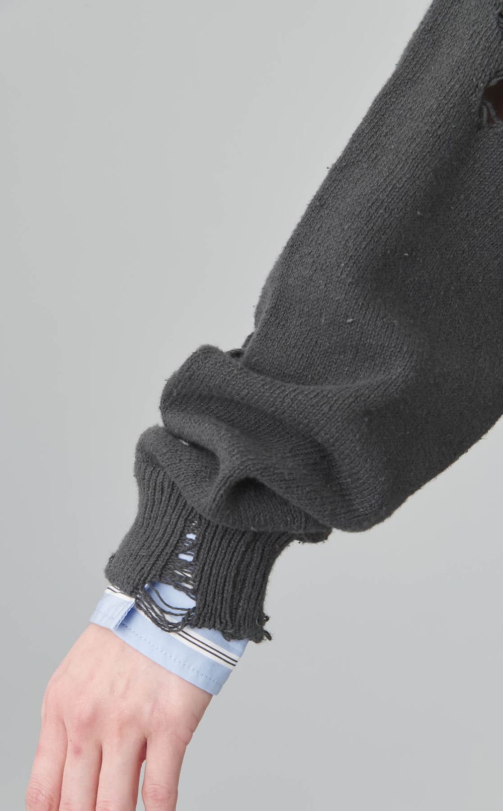 クロップドレイヤードプルオーバー