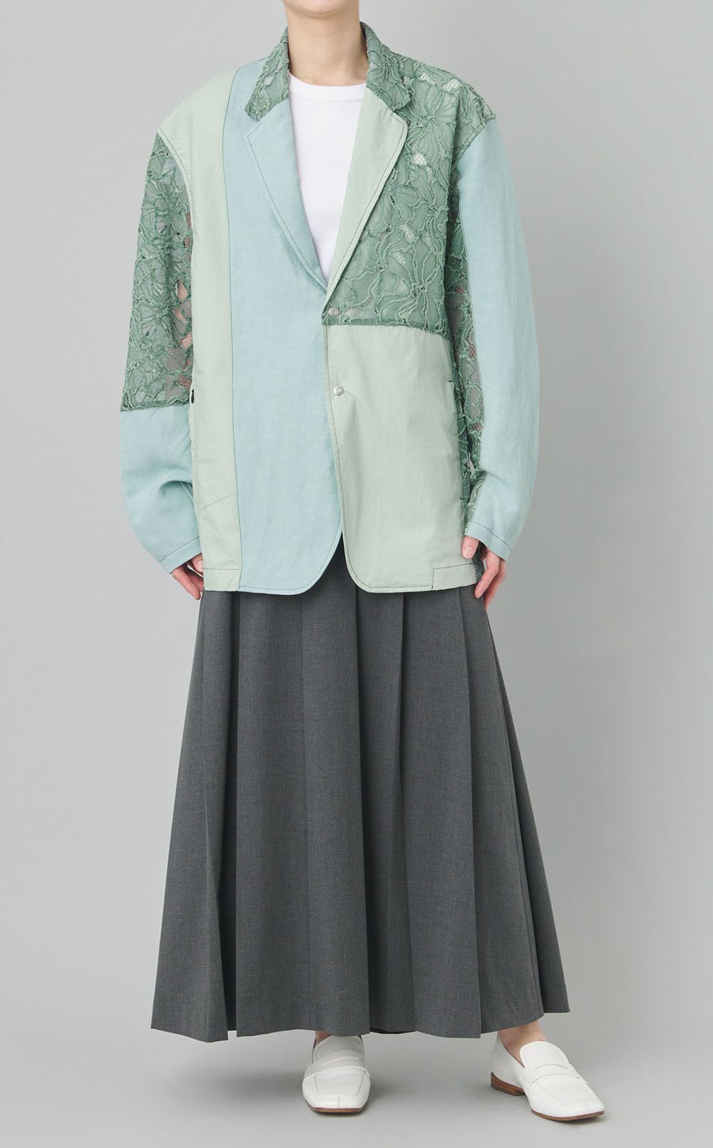 【reADdress】パッチワークテーラードジャケット