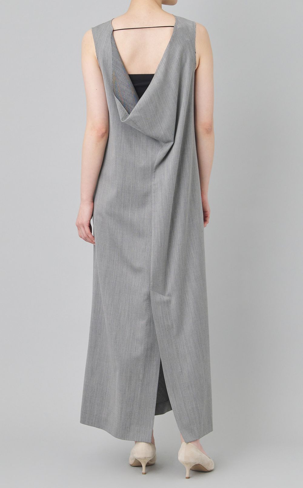 サマーウールドレープドレス