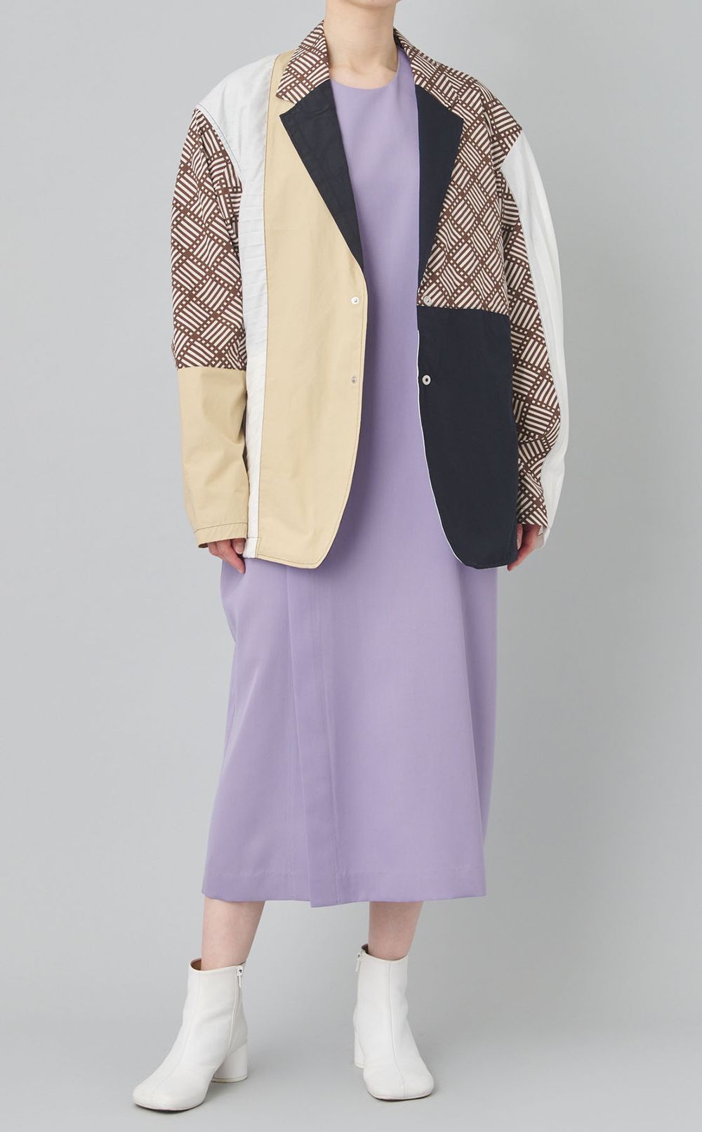 【reADdress】パッチワークテーラードジャケット