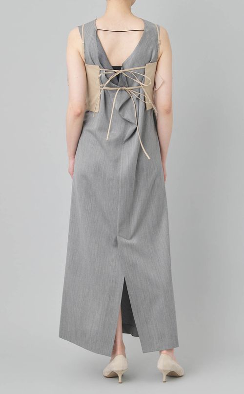 モチーフ付フリルビスチェトップス